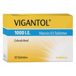 Vigantol 1.000 I.e. Vitamin D3 Tabletten (50 stk) – PZN 13155678 из Германии (PZN 13155678)