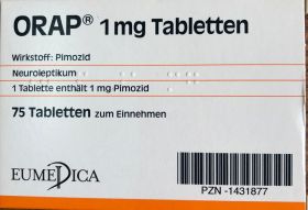 ORAP 1MG, 75 ST – PZN 8875347 из Германии (PZN 8875347)