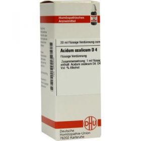 Acidum Oxalicum D 4 Dilution (20 ml) – PZN 2605233 из Германии (PZN 2605233)