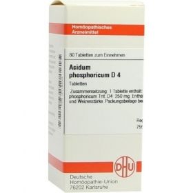 ACIDUM PHOS D 4, 80 ST – PZN 2119320 из Германии (PZN 2119320)