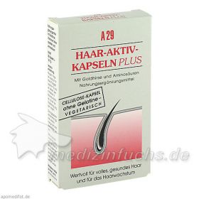 A29 Haar-Aktiv-Kapseln plus, 30 ST – PZN 3243370 из Германии (PZN 3243370)