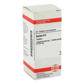 Cactus D 2 Tabletten (80 stk) – PZN 2125473 из Германии (PZN 2125473)