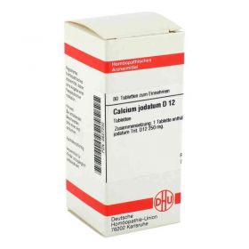 Calcium Jodatum D 12 Tabletten (80 stk) – PZN 2627200 из Германии (PZN 2627200)