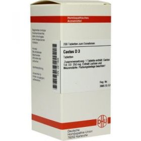 Cactus D 3 Tabletten (200 stk) – PZN 2811926 из Германии (PZN 2811926)