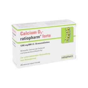 Calcium D3-ratiopharm forte (20 stk) – PZN 6784706 из Германии (PZN 6784706)