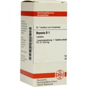 Bryonia D 1 Tabletten (80 stk) – PZN 7161976 из Германии (PZN 7161976)