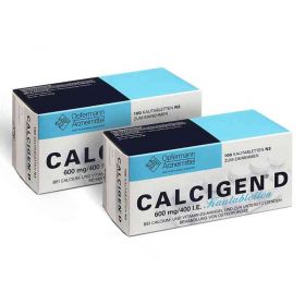 Calcigen D 600 mg/400 I.e. Kautabletten (200 stk) – PZN 8100168 из Германии (PZN 8100168)