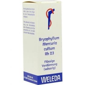 BRYOPHYLLUM MERC CU RH D 3, 20 ML – PZN 1630312 из Германии (PZN 1630312)