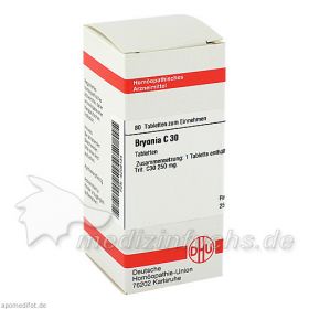 BRYONIA C30, 80 ST – PZN 4208134 из Германии (PZN 4208134)
