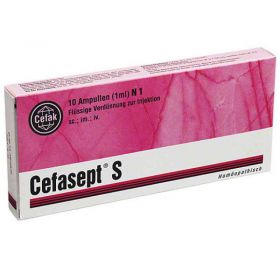 Cefasept S Injektionslösung (10 stk) – PZN 1417802 из Германии (PZN 1417802)