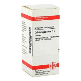 Calcium Jodatum D 6 Tabletten (80 stk) – PZN 1762628 из Германии (PZN 1762628)
