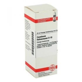 Causticum Hahnemanni D 10 Dilution (20 ml) – PZN 2112217 из Германии (PZN 2112217)