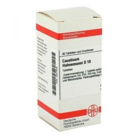 Causticum Hahnemanni D 10 Tabletten (80 stk) – PZN 2627849 из Германии (PZN 2627849)