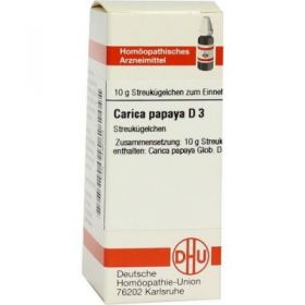 Carica Papaya D 3 Globuli (10 g) – PZN 7595002 из Германии (PZN 7595002)