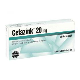 Cefazink 20mg (60 stk) – PZN 10549299 из Германии (PZN 10549299)