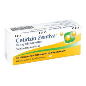 Cetirizin Zentiva 10mg (50 stk) – PZN 365523 из Германии (PZN 365523)