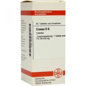 Crocus D 6 Tabletten (80 stk) – PZN 2629216 из Германии (PZN 2629216)