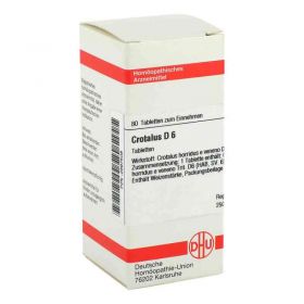 Crotalus D 6 Tabletten (80 stk) – PZN 2897508 из Германии (PZN 2897508)