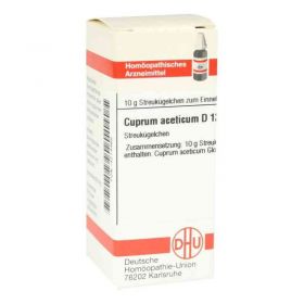 Cuprum Aceticum D 12 Globuli (10 g) – PZN 4214465 из Германии (PZN 4214465)
