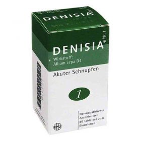 Denisia 1 Schnupfen Tabletten (80 stk) – PZN 8494243 из Германии (PZN 8494243)