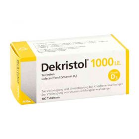 Dekristol 1.000 I.e. Tabletten (100 stk) – PZN 10068950 из Германии (PZN 10068950)