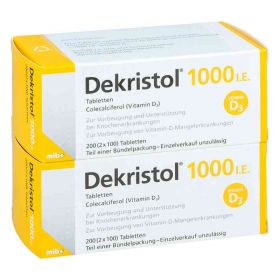 Dekristol 1.000 I.e. Tabletten (200 stk) – PZN 10068967 из Германии (PZN 10068967)