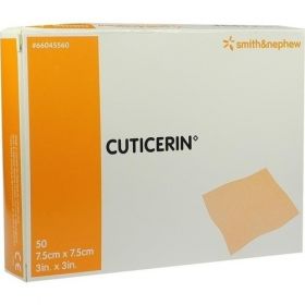 Cuticerin 7.5X7.5cm Gaze m. Salbenbeschichtung, 50 ST – PZN 254172 из Германии (PZN 254172)
