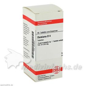 DAMIANA D 4, 80 ST – PZN 2629587 из Германии (PZN 2629587)