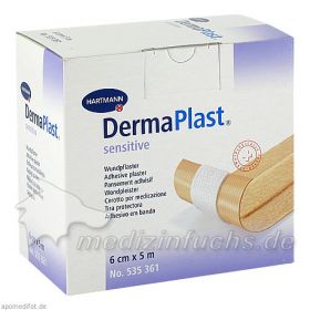 DermaPlast sensitive 6cmx5m, 1 ST – PZN 3645938 из Германии (PZN 3645938)