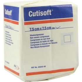 CUTISOFT VLIESKOMPRESSEN UNSTERIL 7.5X7.5CM, 100 ST – PZN 4894856 из Германии (PZN 4894856)