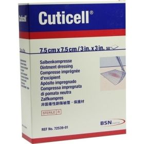 Cuticell Salbenkompresse 7.5x7.5cm, 50 ST – PZN 4979038 из Германии (PZN 4979038)