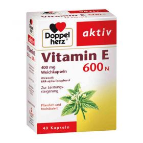 Doppelherz Vitamin E 600 N Weichkapseln (40 stk) – PZN 10057811 из Германии (PZN 10057811)