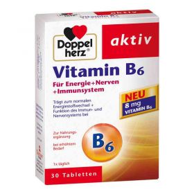 Doppelherz Vitamin B6 Tabletten (30 stk) – PZN 11089463 из Германии (PZN 11089463)