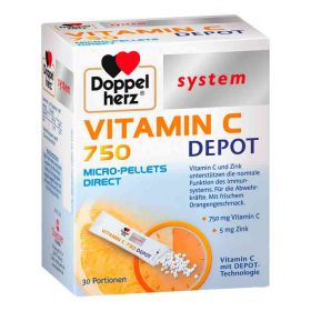 Doppelherz Vitamin C 750 Depot system Pellets (30 stk) – PZN 11157124 из Германии (PZN 11157124)