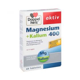 Doppelherz Magnesium+kalium Tabletten (60 stk) – PZN 11692343 из Германии (PZN 11692343)