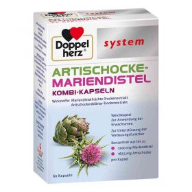 Doppelherz Artischocke-mariendistel system Weichk. (60 stk) – PZN 13906297 из Германии (PZN 13906297)