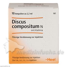 Discus compositum N mit Kalmia, 10 ST – PZN 4031138 из Германии (PZN 4031138)