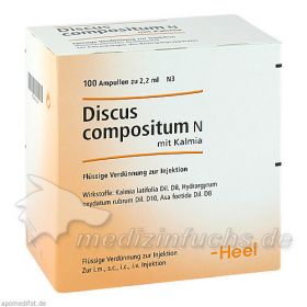 Discus compositum N mit Kalmia, 100 ST – PZN 4031144 из Германии (PZN 4031144)