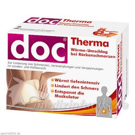 Doc Therma Wärme-Umschlag bei Rückenschmerzen, 2 ST – PZN 7112104 из Германии (PZN 7112104)