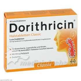 DORITHRICIN HALSTABLETTEN Classic, 40 ST – PZN 7727946 из Германии (PZN 7727946)