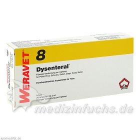 DYSENTERAL 8 Ampullen vet., 20X2 ML – PZN 101020 из Германии (PZN 101020)