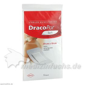 DRACOPOR Wundverband 20cmx10cm steril, 5 ST – PZN 9763389 из Германии (PZN 9763389)
