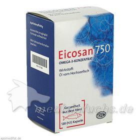 Eicosan 750 Omega-3-Konzentrat, 120 ST – PZN 1211383 из Германии (PZN 1211383)