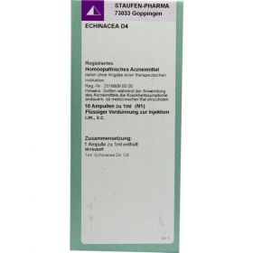 ECHINACEA D 4, 10 ST – PZN 2215928 из Германии (PZN 2215928)