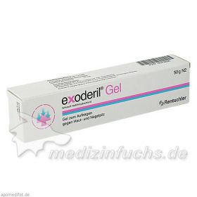 EXODERIL GEL, 50 G – PZN 3043895 из Германии (PZN 3043895)