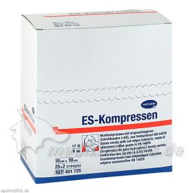 ES-Kompresse steril 10x10cm 8f CPC, 25X2 ST – PZN 4721015 из Германии (PZN 4721015)