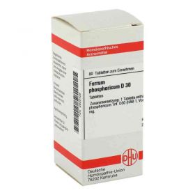 Ferrum Phosphoricum D 30 Tabletten (80 stk) – PZN 2630426 из Германии (PZN 2630426)