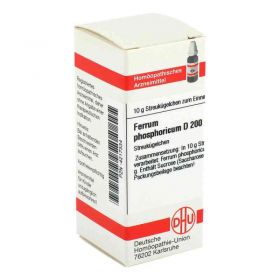 Ferrum Phosphoricum D 200 Globuli (10 g) – PZN 4217334 из Германии (PZN 4217334)