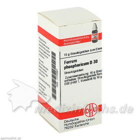 FERRUM PHOS D30, 10 G – PZN 1770881 из Германии (PZN 1770881)