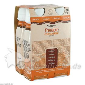 Fresubin energy fibre DRINK Schokolade Trinkflasch, 4X200 ML – PZN 6698622 из Германии (PZN 6698622)